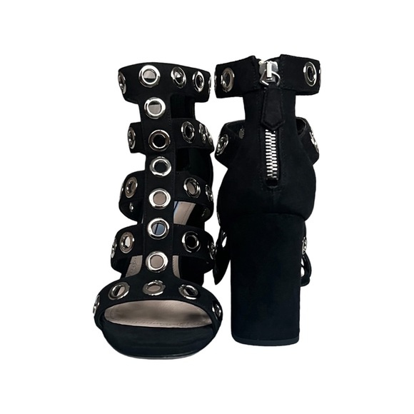 PRADA Rivet Studded Caged Sandal - Picture 3 of 6